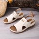 thumbnail image 4 of Sandalias de Cuña de las Mujeres Casuales de Moda Gruesa Parte Inferior de la Playa Estilo de la Boca de los Peces Sandalias de Verano de las Mujeres, 4 of 9
