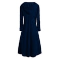 thumbnail image 4 of Dress for Women Large Dress Hooded Casual Loose Elastic Solid Vintage Cape Casual Dress for Women, 4 of 5