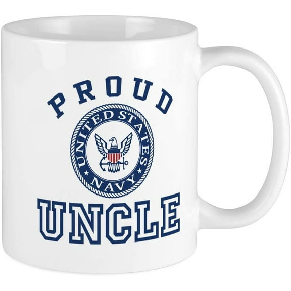 Proud US Navy Uncle Mug Ceramic Coffee Mug, Tea Cup 11 oz