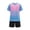 Sky Blue, variant on Children's Football Outfit Sets Boys Girls Team Uniform Short Sleeve Tops and Shorts Quick Dry Athletic Clothing Set Navy 12 Months
