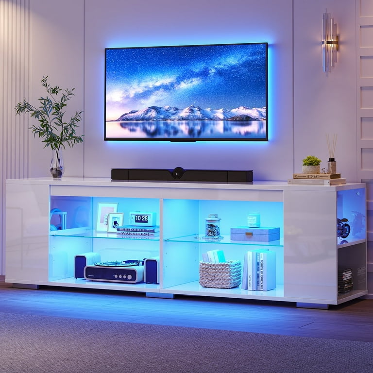 Pinmoco LED TV Stand for TVs up to 80