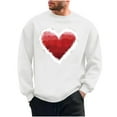 thumbnail image 2 of PNTUTB Men's Casual Long Sleeve Crew Neck Valentine's Day Fashion Print Pullover Loose Comfortable Sweatshirts, 2 of 6