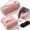 Pink, variant on ode to thee Memory Foam Travel Pillow & Blanket Set with Sleep Mask, Pink