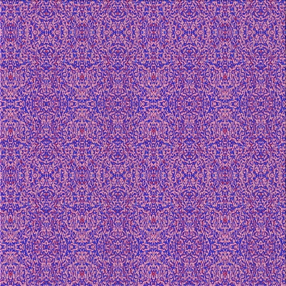 Ahgly Company Machine Washable Indoor Square Transitional Orchid Purple Area Rugs, 5' Square