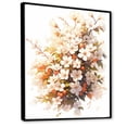 thumbnail image 2 of Designart "A Graceful Flower In A Garden Setting" Seasonal Flowers Floater Framed Canvas Prints, 2 of 5
