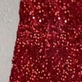 thumbnail image 5 of Levmjia Women Sequin Mini Dress Hanging Neck Sleeveless Solid Color Off Shoulder Casual Party Cocktail With Night Out Club Vacation Daily Wear, 5 of 7