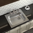 thumbnail image 2 of MOEN 2000 Series Stainless Steel 25 in. 4-Hole Single Bowl Drop-In Kitchen Sink with 5.5 in. Depth and Right Rear Drain Hole, 2 of 6