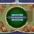 thumbnail image 4 of Buffalo Blizzard Round Leaf Net Cover for Above Ground Swimming Pools, 21', 4 of 8