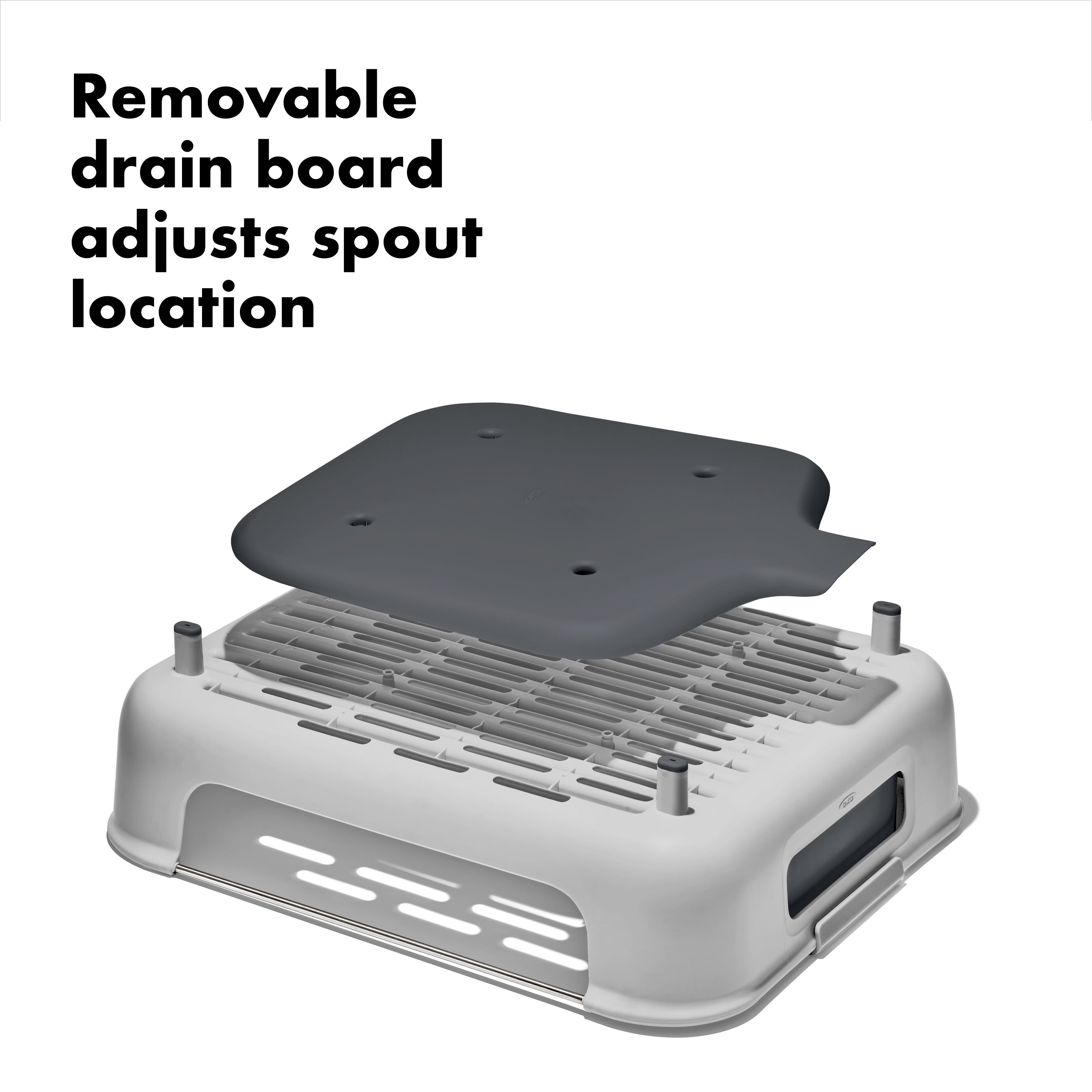 OXO Large Capacity Dish Rack, Gray