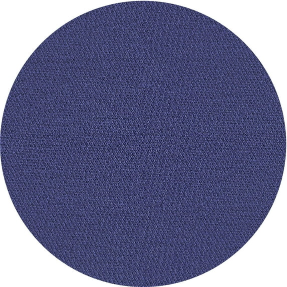 Ahgly Company Machine Washable Indoor Square Transitional Blue Area Rugs, 3' Square