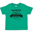 thumbnail image 3 of Inktastic Injustice Anywhere is a Threat to Justice Everywhere- Martin Luther King Jr. Boys or Girls Toddler T-Shirt, 3 of 5