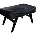 thumbnail image 1 of Cubierta de mesa de futbolín rectangular impermeable a prueba de polvo 420D Oxford para silla de billar - Negro (163 x 115 x 48 cm), 1 of 5