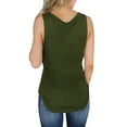 thumbnail image 4 of Dellytop Womens V Neck Loose Fit Sleeveless Casual Summer Tank Tops, 4 of 5