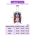 thumbnail image 5 of Welcome Spring Summer Bernese Mountain Dog Portrait Flower Blue Sky Travel Luggage Cover Berner Lover Gifts Suitcase Dust Protective Decor - 12001, 5 of 5