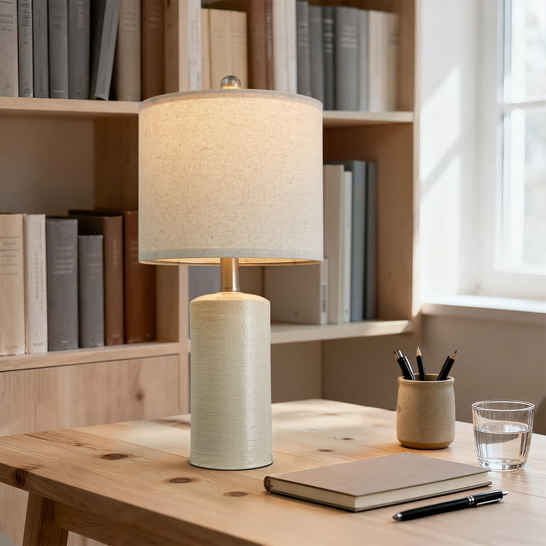 Oneach 20.25" Ceramic Bedside Table Lamps, Set of 2 photo 7