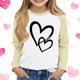 thumbnail image 1 of Blusas y camisas de manga larga con cuello redondo para niños. Camiseta básica informal y cómoda para niños de tallas medianas y grandes. Camiseta de poliéster para niñas., 1 of 5