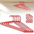 thumbnail image 2 of Less Than 5 Home Textile Storage Clothes Hangers 5 Pack Plastic Hangers Space Saving Coat Hanger with Shoulder, 2 of 5