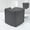 Dark Gray, variant on 2Pcs Square PU Leather Tissue Holder, Decorative Facial Tissue Cube Paper Organizer Dispenser for Bathroom, Night Stands, Desk, Car, 5.12X5.12X5.12 in