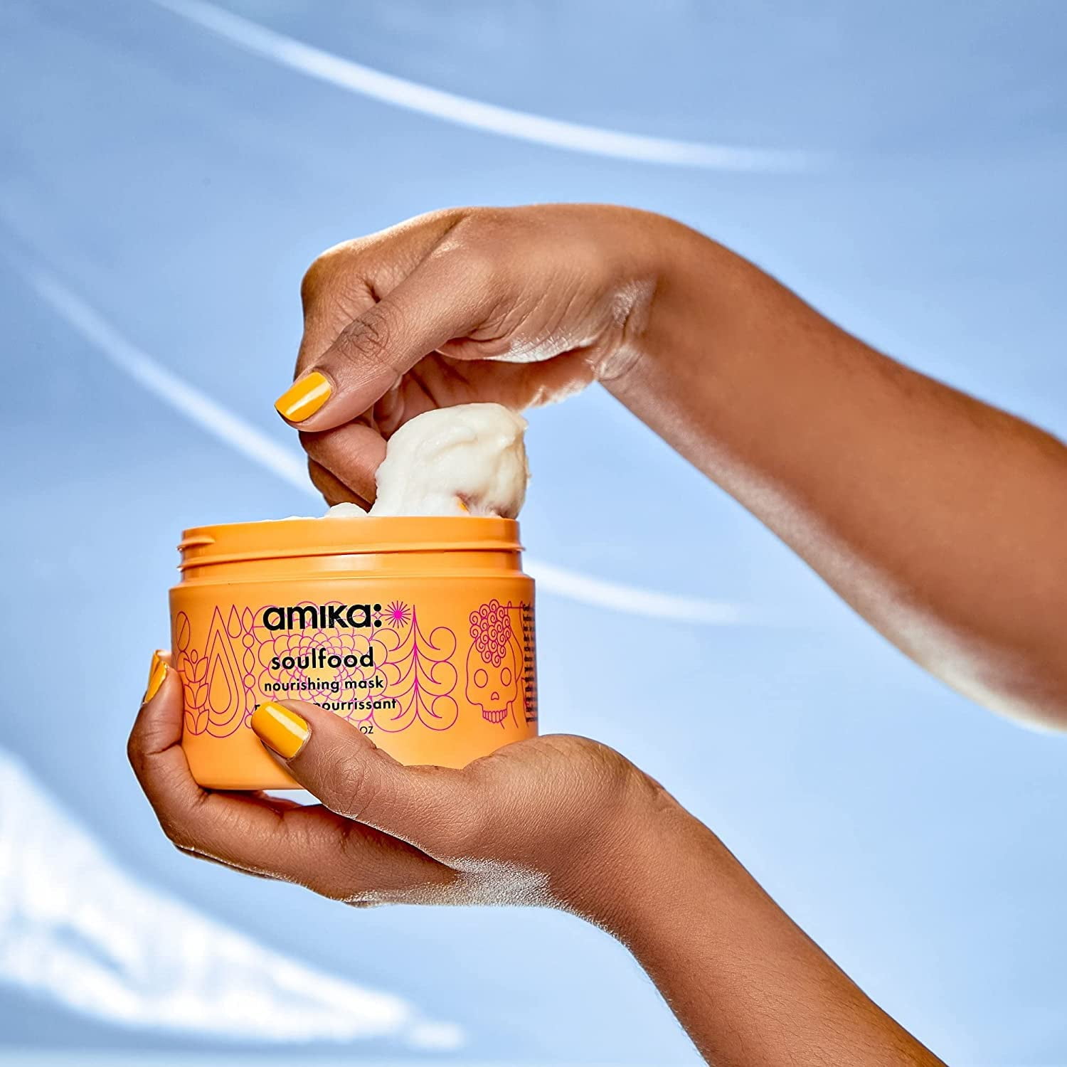 Amika Soulfood Nourishing Hair Mask: Hydrating Treatment for All Hair Types  (16.9oz) - Walmart.com
