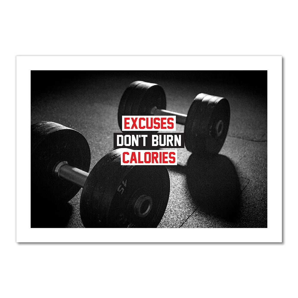 Burn Calories Artwork Choose from Canvas (Ready to Hang) Canvas