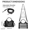 thumbnail image 6 of GAEKEAO Women’s Medium Satchel Bag with Top Handle and Detachable Crossbody Strap, 6 of 7