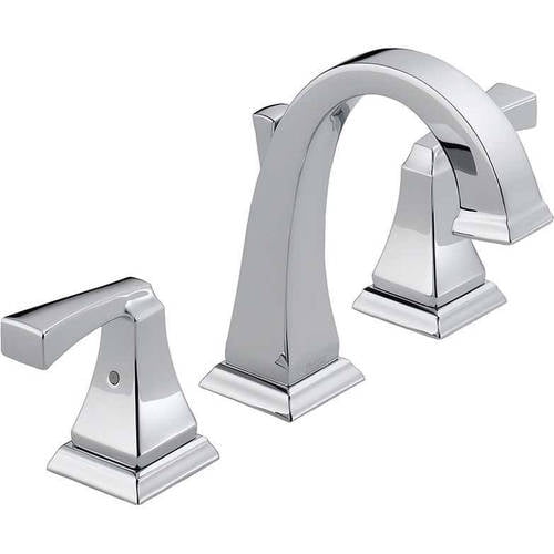 Delta Dryden Widespread Lavatory Faucet with Metal Lever Handles and Metal Pop-Up,... by Delta
