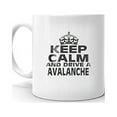 thumbnail image 2 of CADILLAC AVALANCHE Keep Calm and Drive Coffee Tea Ceramic Mug, 2 of 3