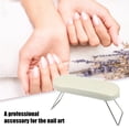 thumbnail image 3 of Unique Bargains Professional Nail Arm Rest Soft Leather Nail Art Hand Pillow Cushion White, 3 of 6