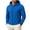 Blue, variant on Men's Hooded Windbreaker Jacket, Lightweight Zip Front Outdoor Coat for Hiking and Travel