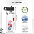 thumbnail image 4 of Lsque Happy Independence Day Gnome Pattern 18oz Sports Insulated Kettle With Straw Insulated Water Bottle Insulated Tumbler For Men Womans Sports Insulated Kettle, 4 of 8