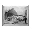 thumbnail image 2 of Historic Framed Print, [A chain gang], 17-7/8" x 21-7/8", 2 of 9