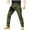 Army Green, variant on Flexcamo - PantsBig and Tall Men's Pants Belt Loops Multi Pockets Solid Color Work Water Resistant Trousers Today鈥?Khaki M