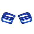 thumbnail image 4 of 2 pares hebillas deslizantes de Metal gancho aluminio para mochila correa de equipaje Negro y azul shamjiam, 4 of 9