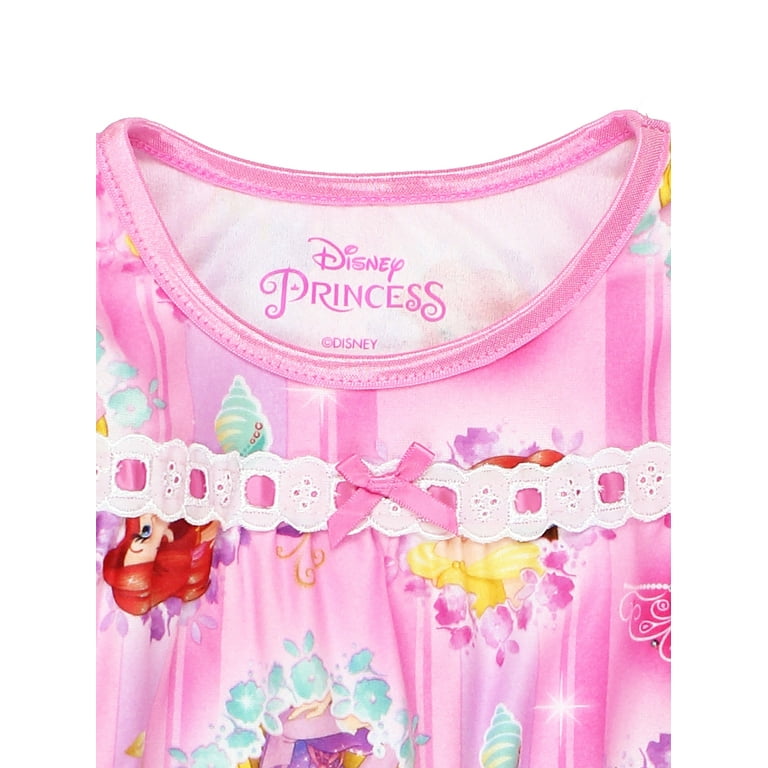 Disney Princess Girls Long Sleeve Granny Gown Nightgown