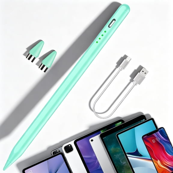 Stylus Pen for iPhone & Smartphones,Fast Charging Stylus Pencil Compatible with iPad 10/9/8/7/6, iPad Pro 12.9"/11", iPad Mini 6/5, iPad Air 5/4/3 ,Android Tablet with 2 Spare Stylus Tip