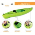 thumbnail image 6 of Lifetime Pacer 8 ft. Sit-Inside Kayak, Green (91032), 6 of 21