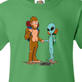 thumbnail image 4 of Inktastic Camping Bros Bigfoot and Alien Youth T-Shirt, 4 of 5