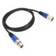 thumbnail image 1 of Cable De Micrófono XLR Macho A Hembra, Cable XLR Macho A Hembra Conexión Estable De 3 Pines Para Micrófono Para Luces DMX, 1 of 7