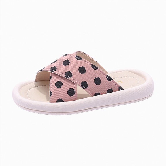 Godom Toddler Slippers Non-Slip Open Toe Pillow Slipper Sandals Quick Drying Summer Shoes Toddler/Little/Big Kid
