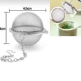 thumbnail image 3 of Reusable Stainless Diameter 4.5cm Mesh Sphere Ball Tea Spice Strainer Ball, 3 of 4