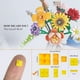 thumbnail image 3 of Mini juegos de construcción de flores JAMW decoración única para el hogar colección botánica 456 piezas, 3 of 5