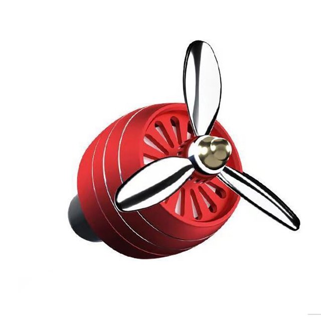 ICED, 1 pieza, ambientador de ventilación de coche, Clip de Perfume, ventilador LED creativo, difusor de Aromas para coche, Clip, difusor de fragancia, decoración roja