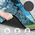 thumbnail image 3 of Naloa Cracked Earth Head Tree Car Foot Mat Set of 4 Pieces - Universal Floor Liner Neoprene Full Set Floor Mats for Cars Trucks SUV, 3 of 7