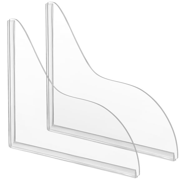 2pcs Bathtub Splash Guard Acrylic Transparent Waterproof Self-Adhesive for Bathroom 8.38x7.40x0.23in