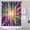 Colorful Tie Dye, variant on Rainbow Tie Dye Mandala Pattern Shower Curtain 72"x72" ,Bathroom Decorative Shower Curtains Set with 12 Hooks,Modern Waterproof Washable Shower Curtain