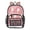 Ice Cream Pattern, variant on PVC Transparent Backpacks Clear Backpack for Travel and Outings Ice Cream Cones and Shooting Stars