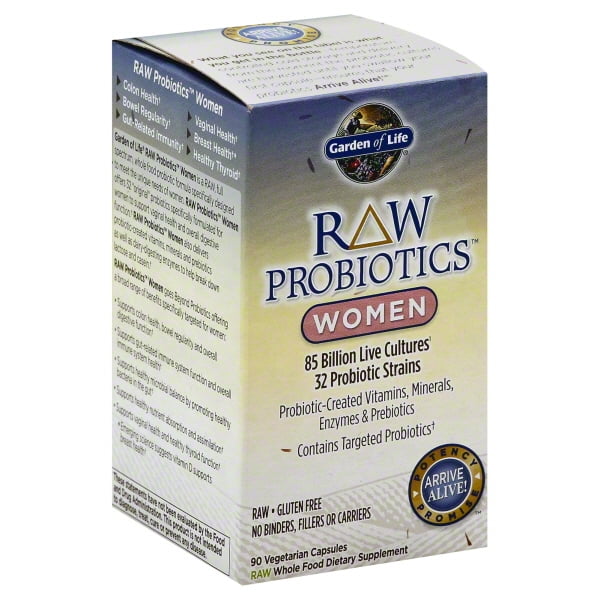 Garden Of Life Raw Probiotics Women 85 Billion Cfu 90