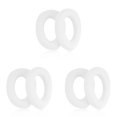 thumbnail image 1 of Fundas almohadillas silicona lavables para WH-1000XM5 color blanco 2 uds., 1 of 2
