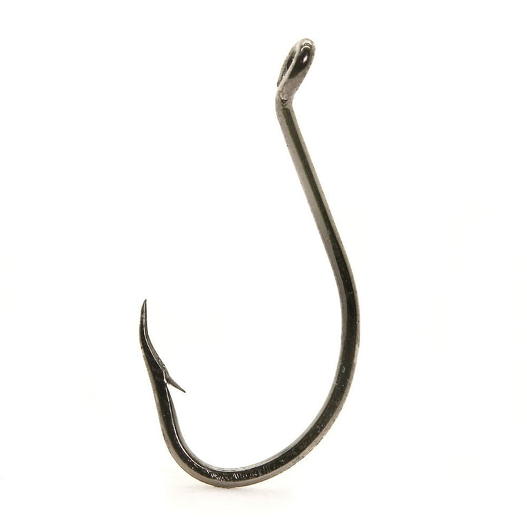 Mustad Classic Beak Size 4 Fishing Hooks Black Nickel Pack of 10,  92553-BN-4-10