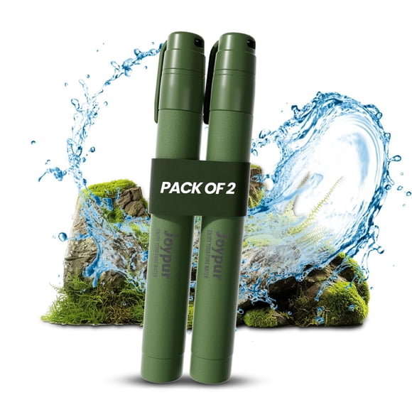 Filtro de agua Straw Joypur portátil para supervivencia, acampada y senderismo